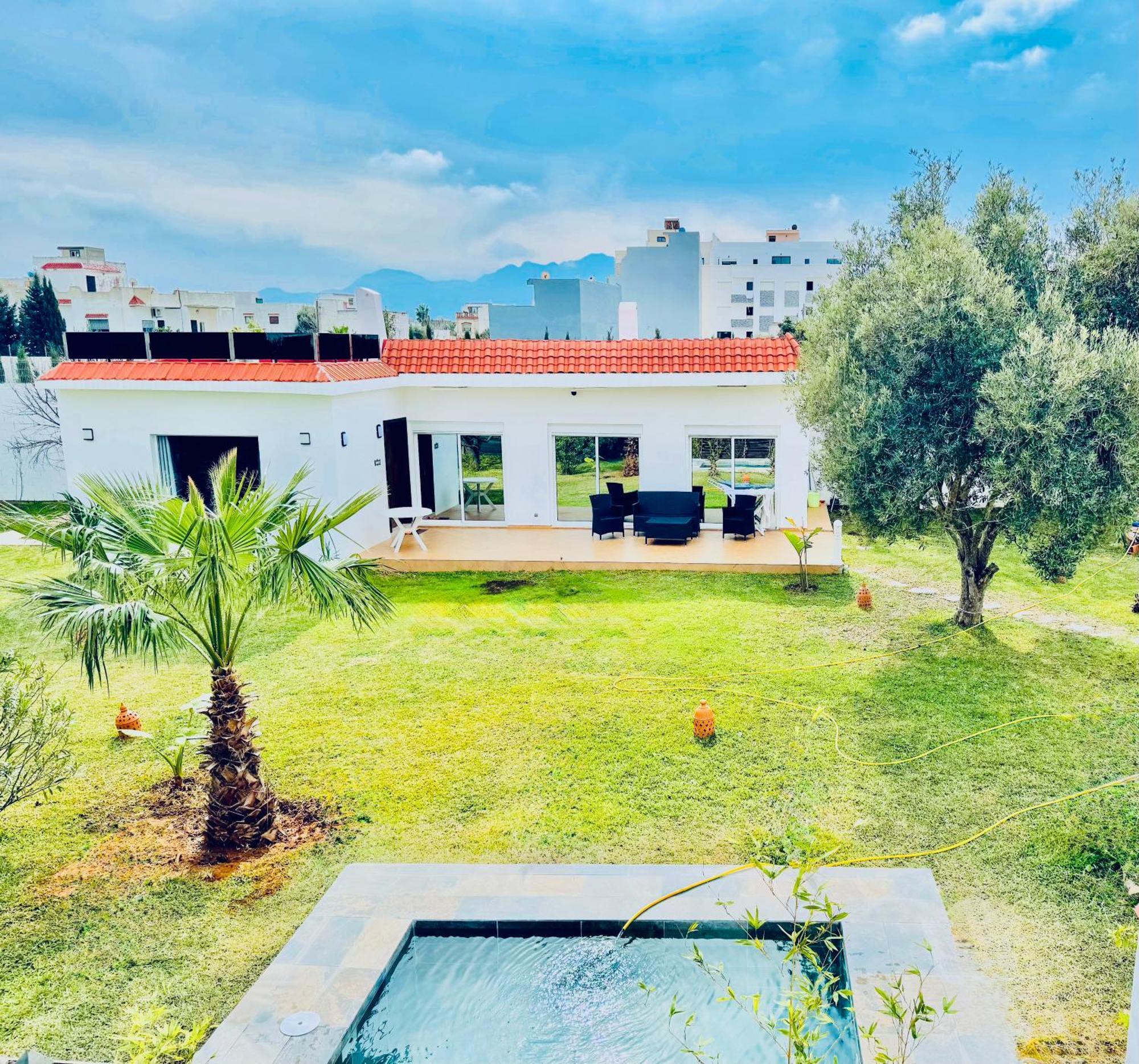 Central Villa With Pool Garden 5Km Sea Cabo Tétouan Extérieur photo
